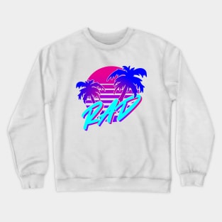 Rad 80s Sunset Crewneck Sweatshirt